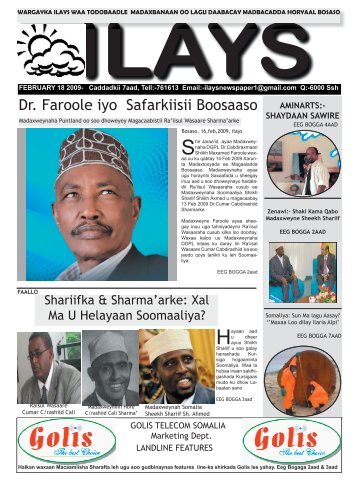 Ilays newspaper7.indd - SomaliTalk.com