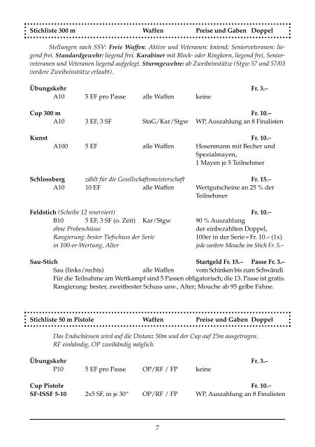 Buure-Zmorge» in der Schützenstube Sonntag, 30 ... - SG Lenzburg