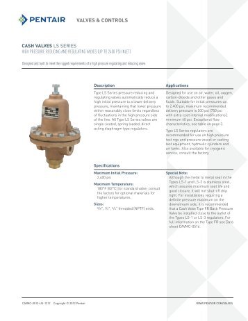 PDF (CAVMC-0513-US). - Cash Valve