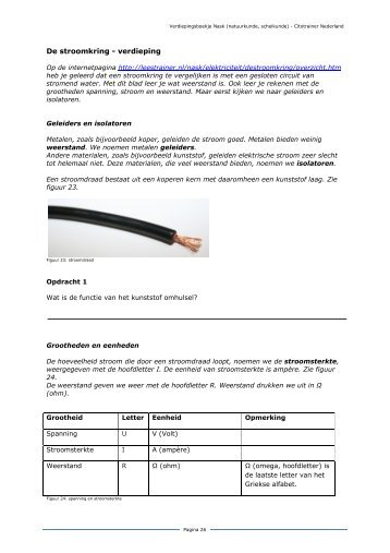 De stroomkring - verdieping - Citotrainer Nederland