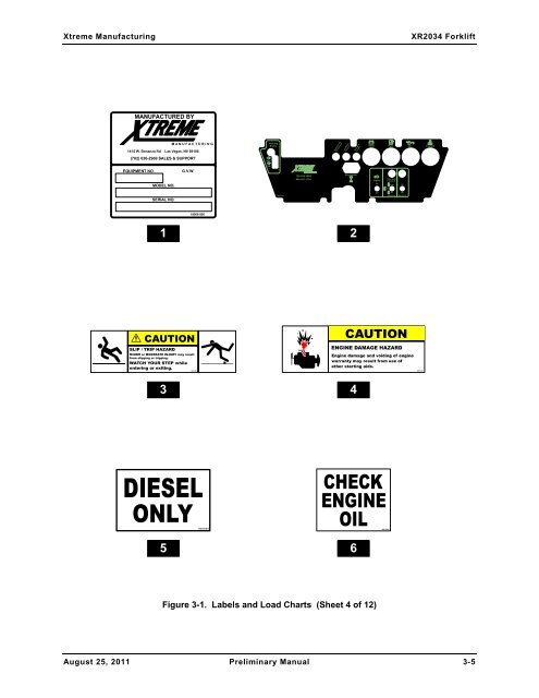 XR2034 Parts Manual - Xtreme Manufacturing