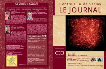 Journal de Saclay n°27 - CEA Saclay