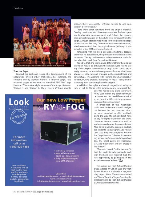 Download a PDF - Stage Directions Magazine