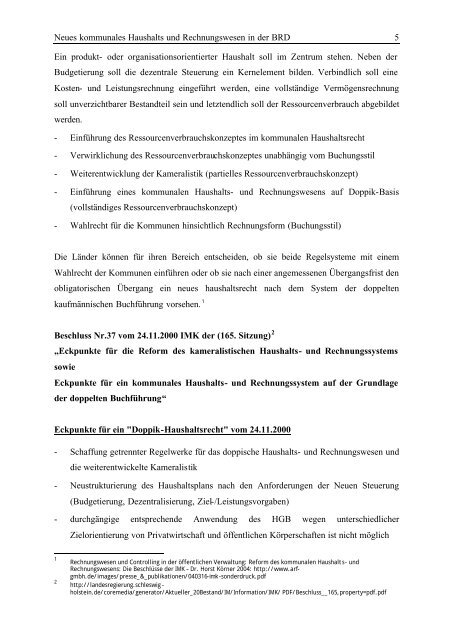 Neues kommunales Haushalts- und Rechnungswesen in der ...