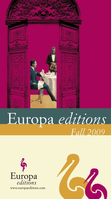 Fall 2009 catalog (PDF 481 Kb) - Europa Editions