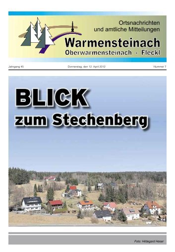 Schieber - Warmensteinach