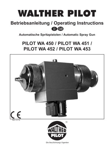 pilot wa 450 / pilot wa 451 / pilot wa 452 / pilot wa 453 - Walther Pilot