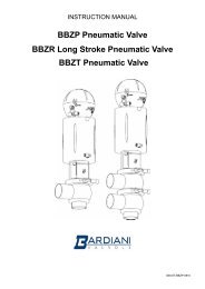 BBZP Pneumatic Valve BBZR Long Stroke Pneumatic Valve ... - Alflow