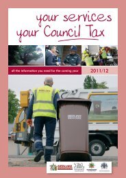 your services your Council Tax - Gedling Borough Council