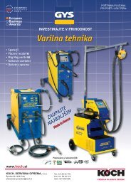 Components and spare parts, classification charts to vehicle  - Koch