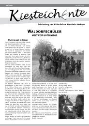 Kiesteich nte - Freie Waldorfschule Mannheim