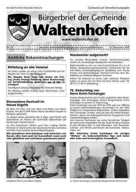 Achtung! - Waltenhofen