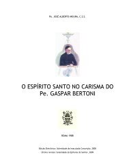 O ESPÃRITO SANTO NO CARISMA DO Pe. GASPAR BERTONI