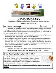April - Lower Dauphin School District