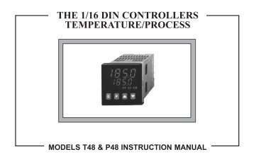 T48 P48 Manual PDF - Red Lion Controls