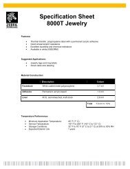 Specification Sheet 8000T Jewelry - Mobile ID Solutions