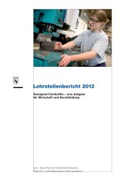 Lehrstellenbericht 2012 - Wirtschaftskammer Biel-Seeland