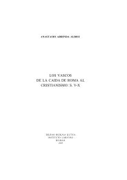 los vascos de la caida de roma al cristianismo: s. vx - Euskerazaintza