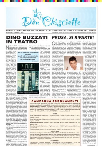 N. 4/2006 - Circolo Cultura e Stampa Bellunese