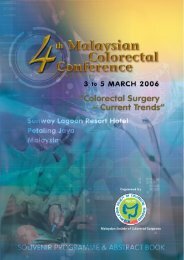 here - Malaysian Society of Colorectal Surgeons