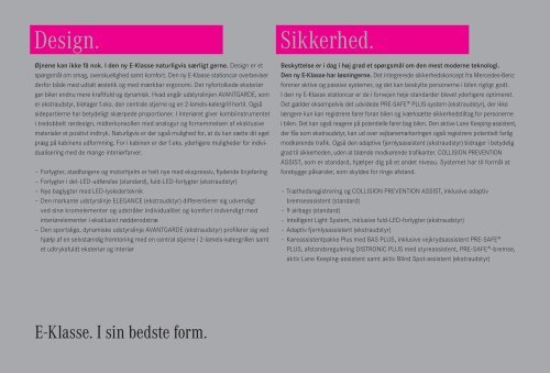 Brochure over E-Klasse stcar