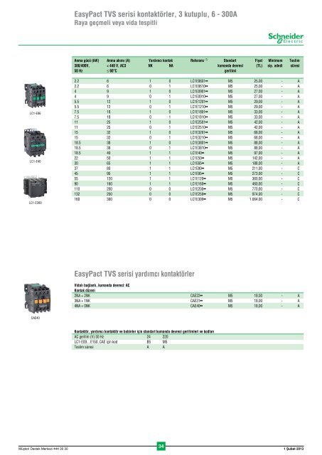 1 Şubat 2013 - Schneider Electric