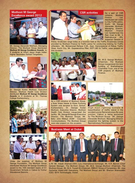 September Issue Newsletter - Muthoot Group