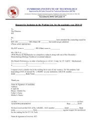 2. Waiting list application form - SIT