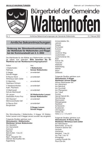 Bürgerbrief 2002/03 (0 bytes) - Waltenhofen