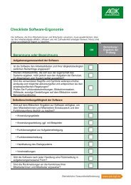 Checkliste Software-Ergonomie - Institut fÃƒÂ¼r Betriebliche ...