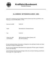 Kraftfahrt-Bundesamt - Scandinavian Brake Systems A/S
