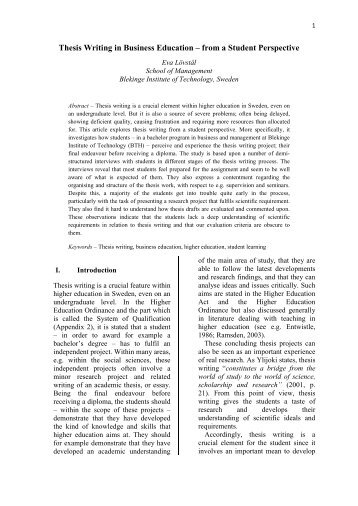 How to write a dissertation journal