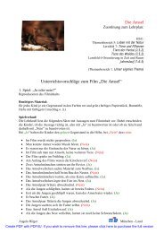 Die Amsel Unterrichtsvorschläge zum Film „Die Amsel“