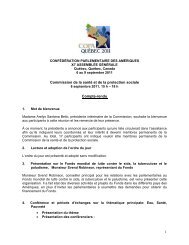 Compte-rendu de la réunion - COPA