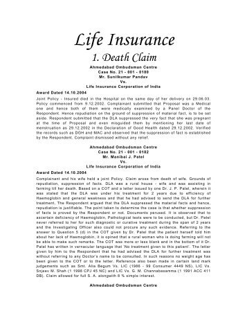 Life Insurance - Gbic.co.in