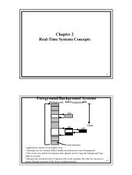 Chapter 2 Real-Time Systems Concepts Foreground/Background ...