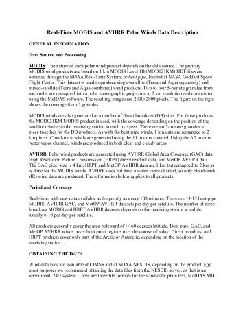 here as a PDF file - Polar Satellite Meteorology at CIMSS