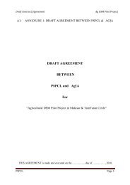 Draft Contract/Agreement