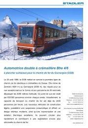 Automotrice double à crémaillère Bhe 4/6