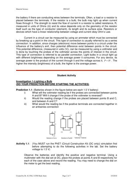 Basic Physics II Evidences - DrJJ - UiTM