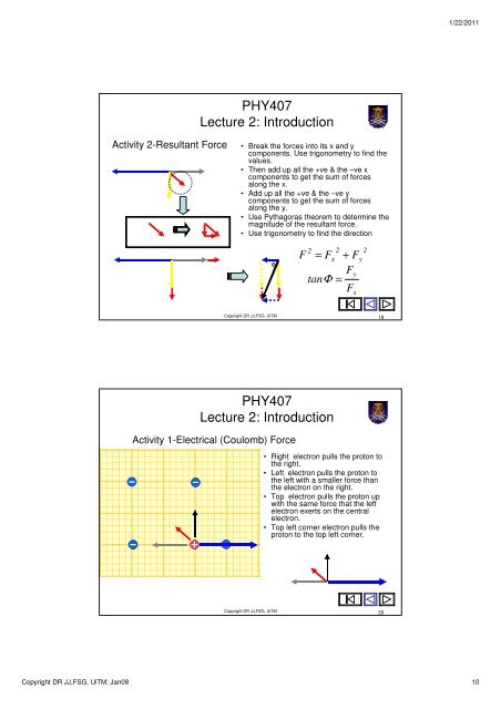 Basic Physics II Evidences - DrJJ - UiTM