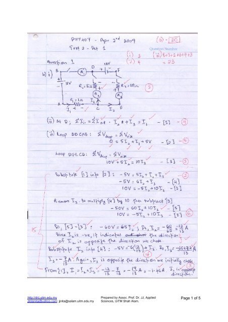 Basic Physics II Evidences - DrJJ - UiTM