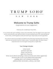 Welcome to Trump SoHo - Trump Hotel Collection