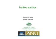 Truffles and Sex, Celeste Linde, ANU