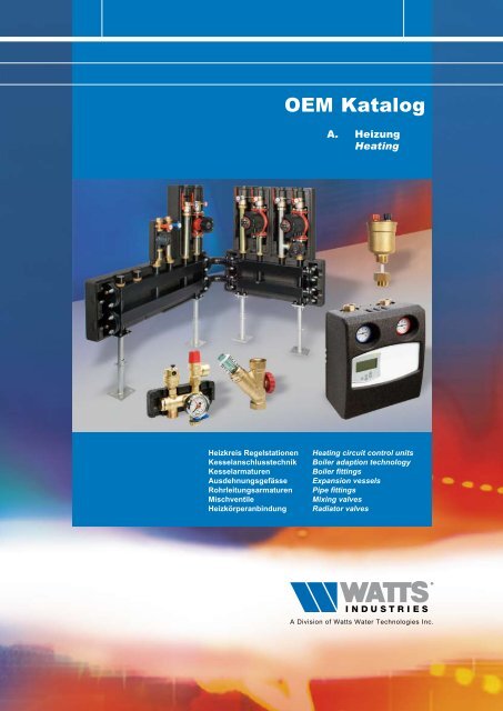 OEM Katalog - Watts Industries