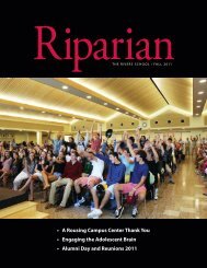 The Riparian - Fall 2011 - The Rivers School