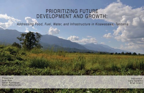 prioritizing future development and growth - Stuckeman