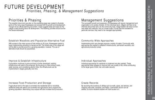 prioritizing future development and growth - Stuckeman