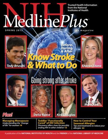 NIH MedlinePlus the Magazine Spring 2013 - National Library of ...