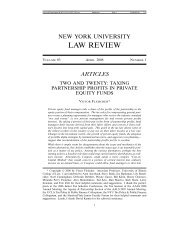 Two and Twenty (NYU Law Review 2008). - Victor Fleischer